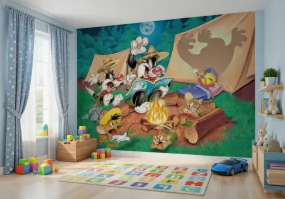 Loony Tunes Cartoon paper wallpaper | Homewallmurals