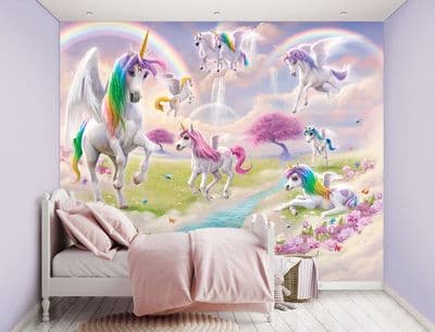 Magical Unicorns wallpaper wall mural
