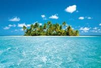 Living room photo wallpapers Island | Shop online