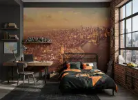 Manhattan View Wall Mural Wallpaper | New York City Skyline