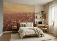 Manhattan View Wall Mural Wallpaper | New York City Skyline