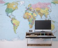 Map photo wallpaper decor | Buy it now