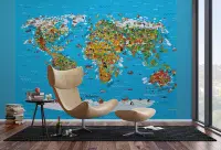 Children Map Premium wall murals | Buy it now