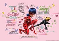 Ladybug & Cat Noir feature wall wallpaper| Homewallmurals.co.uk