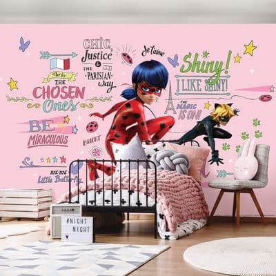 Marinette Tales of Ladybug & Cat Noir wallpaper wall mural 368x254cm
