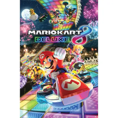 Mario Kart 8 Deluxe Poster 24x36 inch | 61x91,5 cm Gamer Bedroom