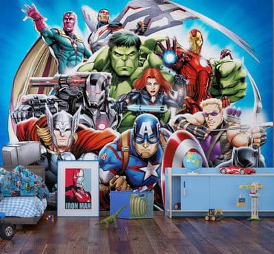Marvel Avengers Characters Premium wallpaper mural
