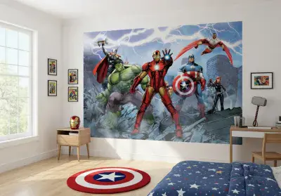 Marvel Avengers Paper wallpaper mural