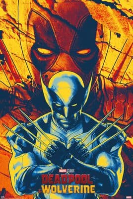 Marvel Deadpool and Wolverine Pose Poster 61x91.5cm large