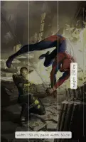 Spider-man themed bedroom wall mural wallpaper | Shop online