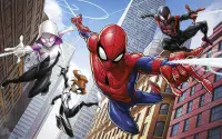 Marvel Spider Man Kids bedroom wallpaper - wall mural 400 x 250 cm | Shop online