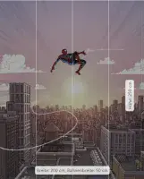 Spider-Man bedroom wall mural wallpaper 200 x 250 cm | Shop online