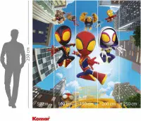 Spidey bedroom wall mural wallpaper 200 x 280 cm | Shop online