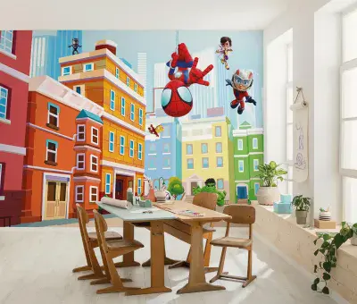 Marvel Spidey Kids Bedroom Photo Wallpaper 400 x 250 cm