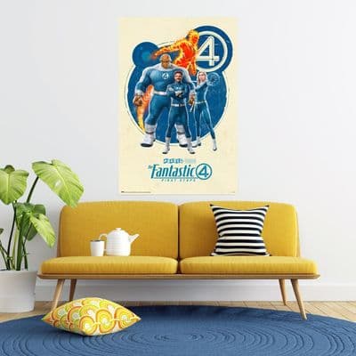 Marvel The Fantastic Four Poster 61x91,5cm Large Size Wall Art