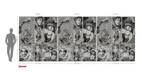 Marvel Avengers black and white bedroom wall mural wallpaper| Shop online