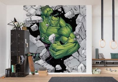 Marvel Wallpaper Mural Hulk Breaker 250 x 280 cm
