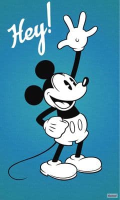 Mickey Mouse Blue wallpaper poster
