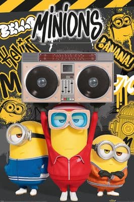 Minions Large Poster 61x91,5cm Kids Bedroom