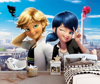 Miraculous Non-Woven photo wallpaper Marinette & Adrien