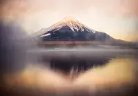 Living room Photo Wallpapers Mountains - UK shop