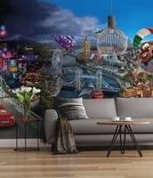 Disney Cars Mural wallpapers in giant size  | Buy online