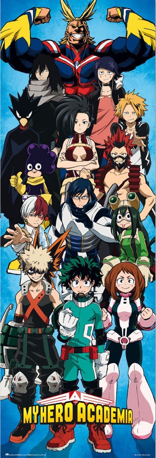 My Hero Academia All Characters door size 53x158 cm Poster | Buy it now