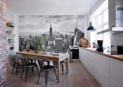 New York City giant wall mural