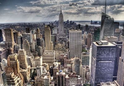 New York City Skyline wall mural wallpaper