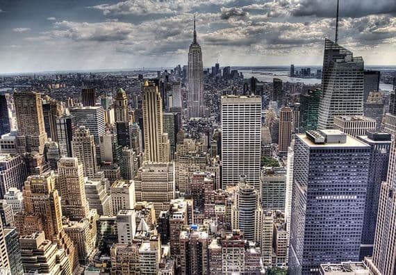 Skyline New York wallpaper murals by Homewallmurals