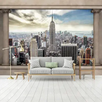 New York City View Photo Wallpaper