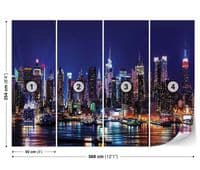New York wall murals for teen bedroom | Homewallmurals.co.uk