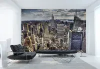 New York Skyline living room wall murals UK shop