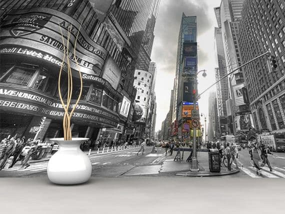 New York Times Square wall murals | Homewallmurals.co.uk