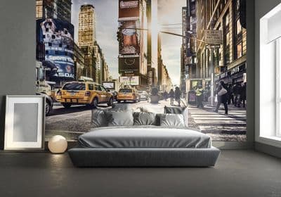 New York Times Square wall mural