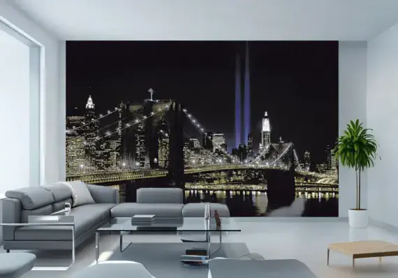 New York Brooklyn bridge wall murals | Homewallmurals