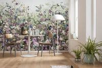 Flowers wall non woven wallpapers | homewallmurals