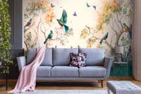 Exotic Birds in the Forest Photo wallpapers | Buy it online