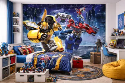 Non-woven photo wallpaper Transformers (W x H) 300x270cm (118