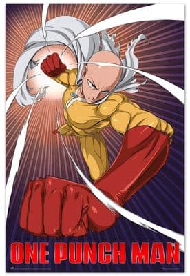 One Punch Man Saitama Poster 61x91.5cm large NEW Manga Anime