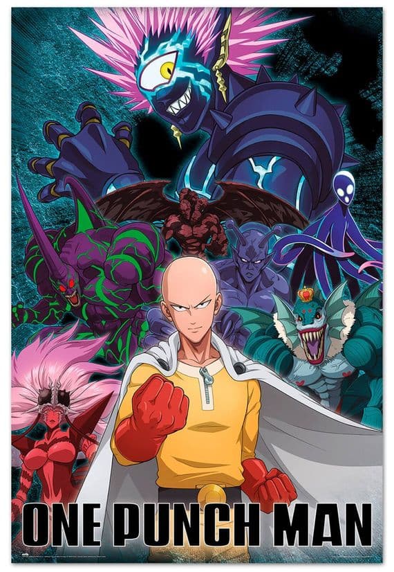 One Punch Man Saitama vs Villain Manga Anime 61x91,5 cm Poster