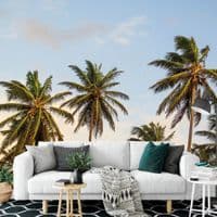 Palms wall mural bedroom wallpaper 260 x 384cm
