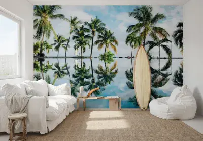Palms wall mural wallpaper