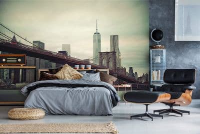 Paper photo wallpaper New York City skyline