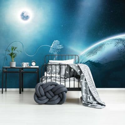 Paper photo wallpaper Space Walk astronaut