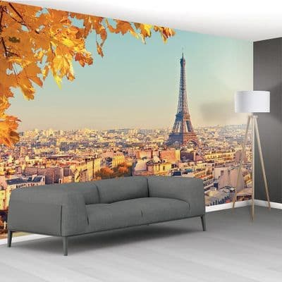 Paris Skyline non-woven wall mural