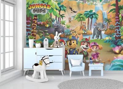 Paw Patrol Jungle Pups Paper wallpaper mural