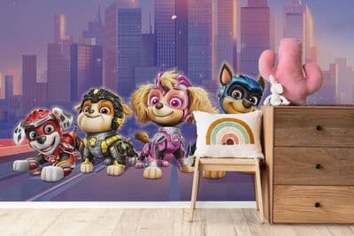Paw Patrol kids bedroom wallpaper mural
