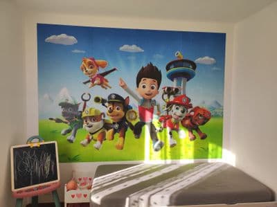 Paw Patrol Paper wallpaper mural 100x70inch