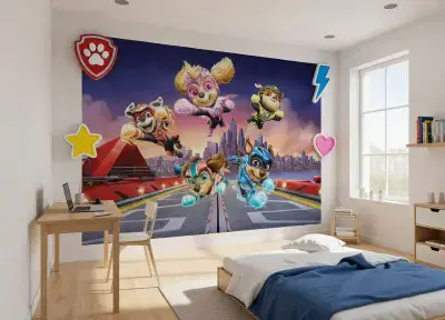 Paw Patrol Paper wallpaper mural children bedroom